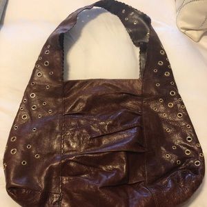 bebe Brown Shoulder Bag